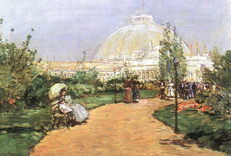 Childe Hassam The Chicago Exhibition, Crystal Palace china oil painting image